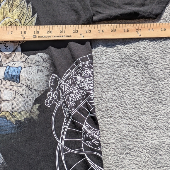 Darc Sport Dragon Ball Z Anime Graphic Black T-Shirt - Picture 3 of 11